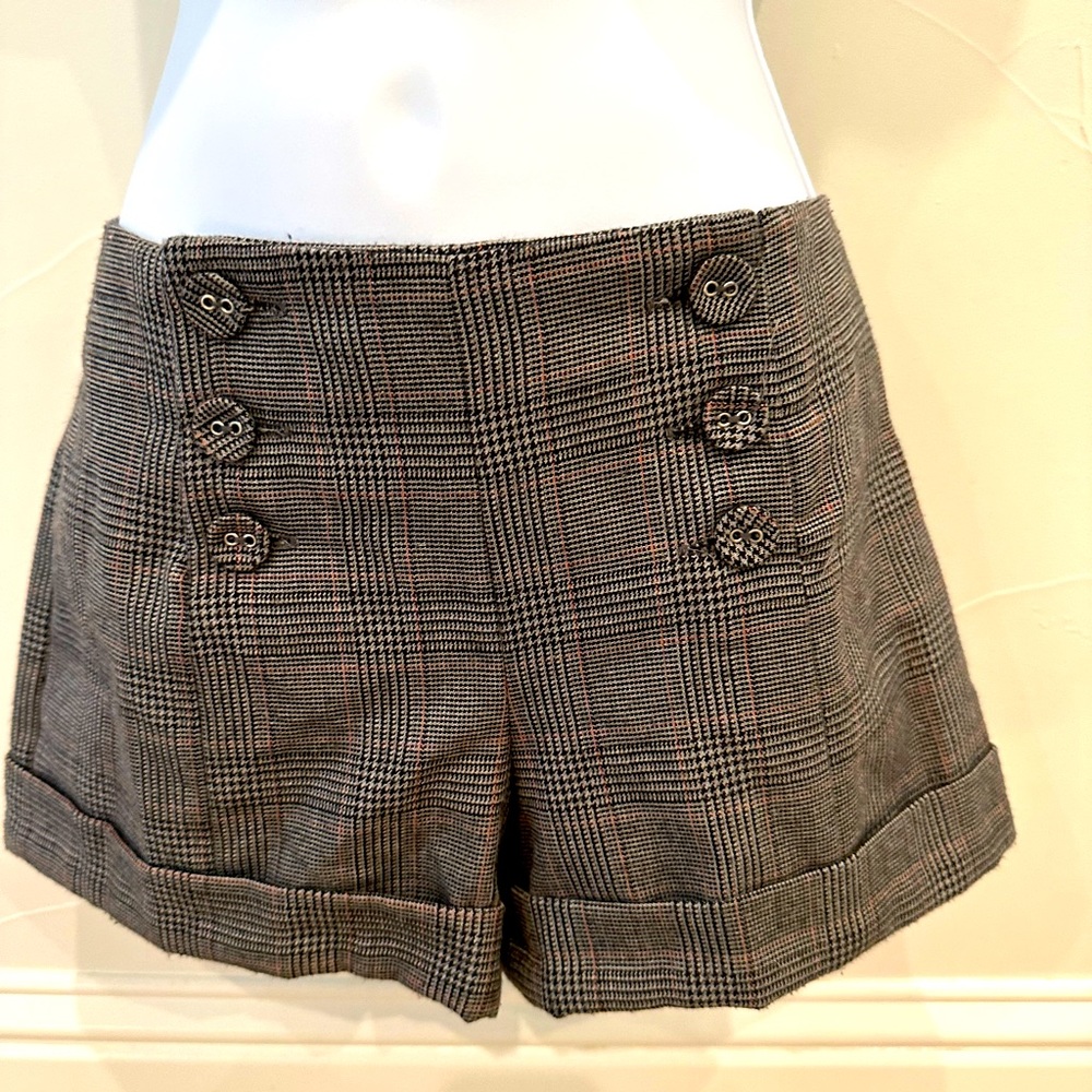 Forever 21 gray plaid shorts - size XS